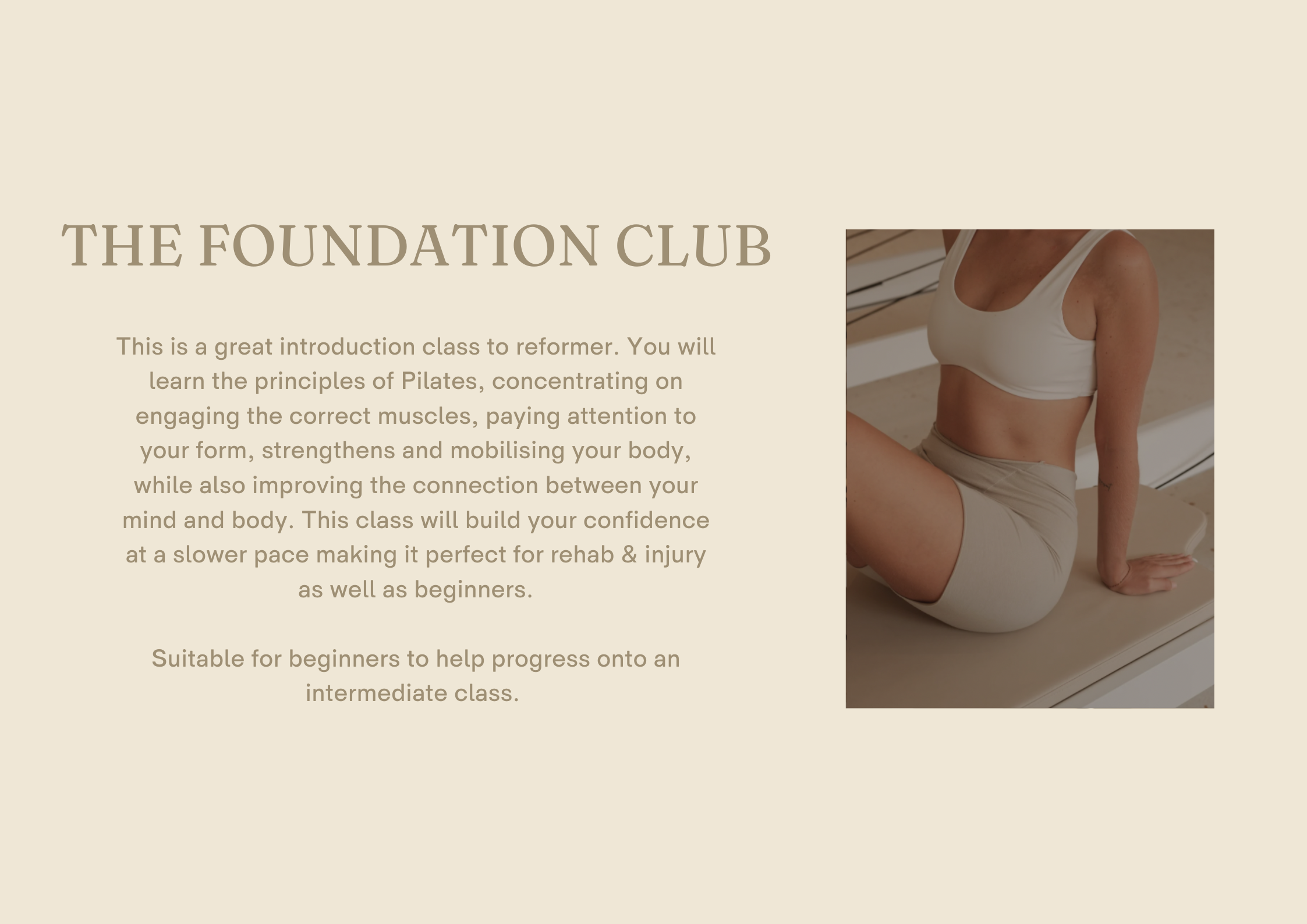 An infographic explaining who the foundation club is good for.